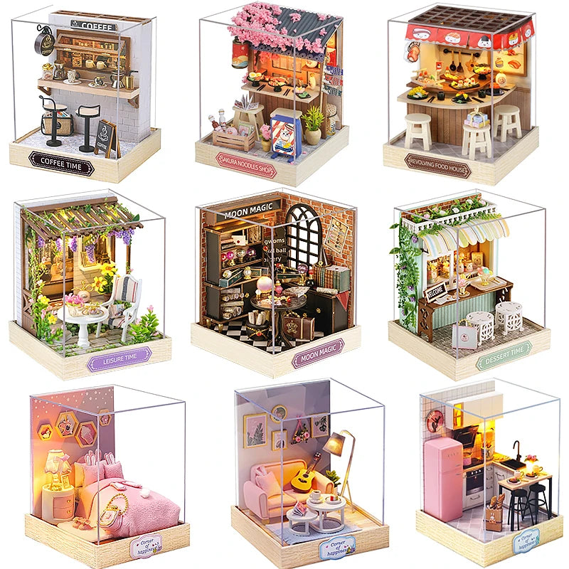 Mini maquettes en bois à construire